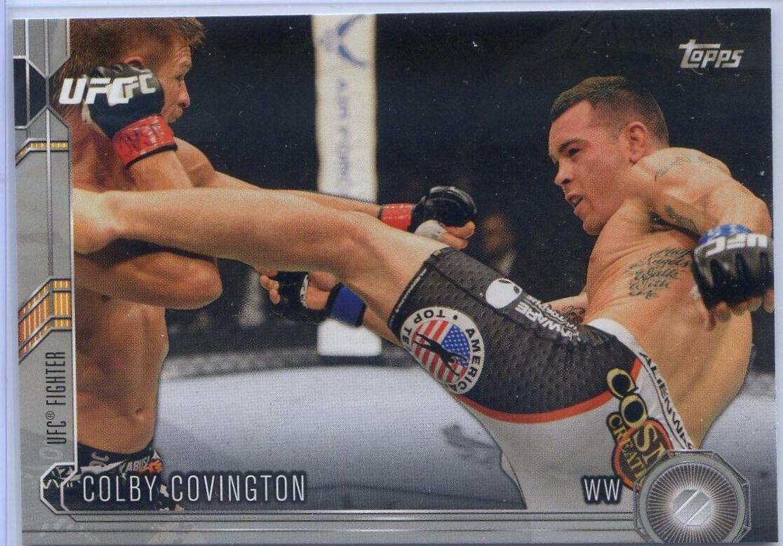 Colby Covington 2015 Topps UFC Chronicles Base #250 Silver