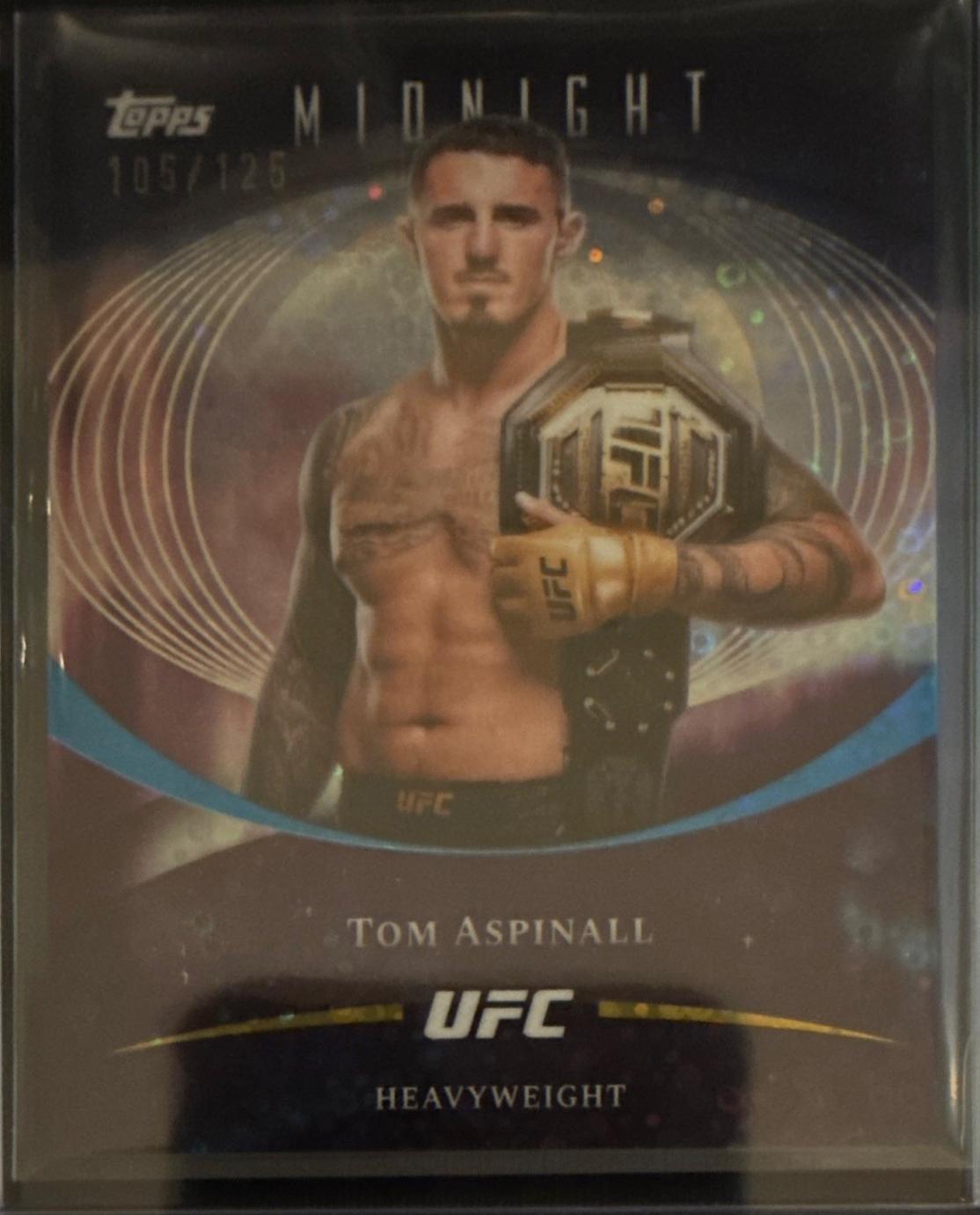 Tom Aspinall 2026 Topps Midnight UFC Base #10 Morning