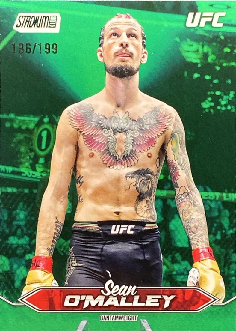 Sean O'Malley 2025 Topps Stadium Club UFC Base #20 Green