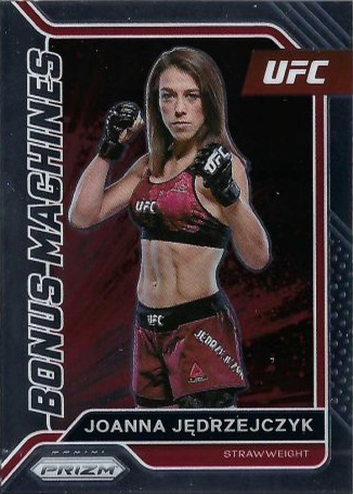 Joanna Jędrzejczyk 2022 Panini Prizm UFC Bonus Machines #20 Green Pulsar