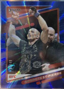 Georges St-Pierre 2022 Panini Donruss UFC Base #169 Laser