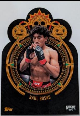 Raul Rosas 2024 Topps Noche UFC Base #7 Purple Die-Cut