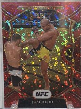 José Aldo 2021 Panini Select UFC Concourse #65 Red Disco