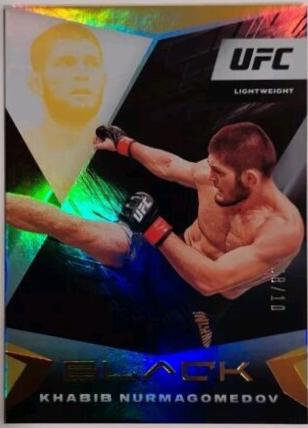 Khabib Nurmagomedov 2021 Panini Chronicles UFC Base Black #106 Gold