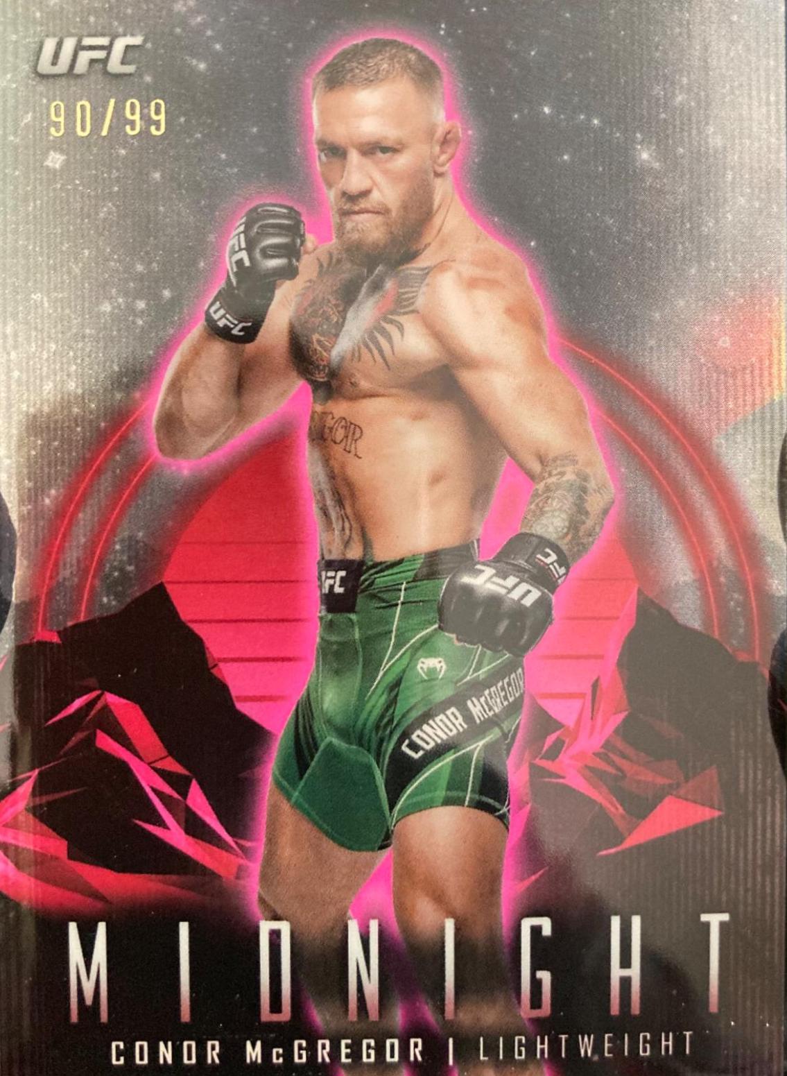 Conor McGregor 2024 Topps Midnight UFC Base #1 Twilight