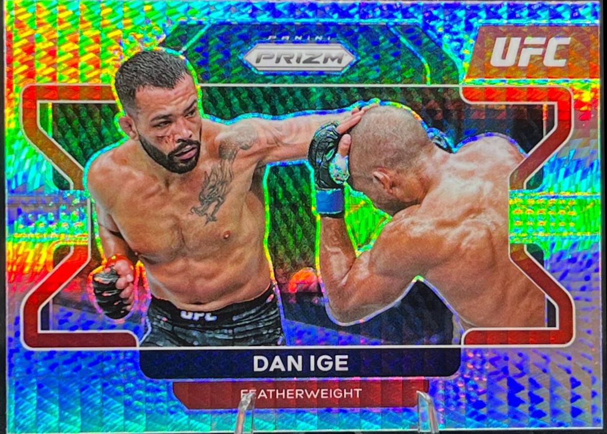 Dan Ige 2022 Panini Prizm UFC Base #79 Hyper