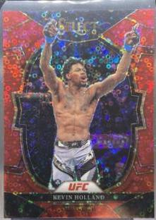 Kevin Holland 2023 Panini Select UFC Concourse #87 Red Disco