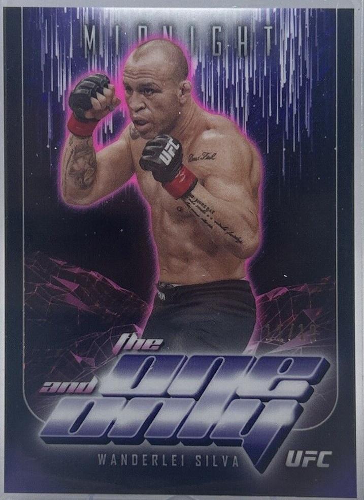 Wanderlei Silva 2024 Topps Midnight UFC The One and Only #TO-22 Midnight