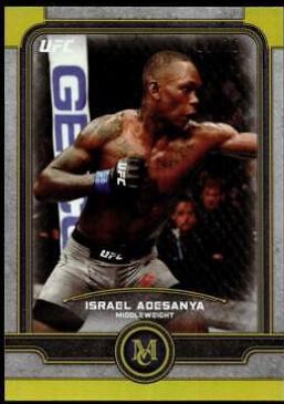 Israel Adesanya 2019 Topps UFC Museum Collection Base #28 Bronze