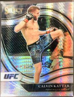 Calvin Kattar 2021 Panini Select UFC Octagonside #290 Lucky Envelopes
