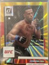 Jamahal Hill 2023 Panini Donruss UFC Base #152 Gold Laser