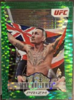 Max Holloway 2022 Panini Prizm UFC Prizm Flashback #22 Green Pulsar