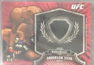 Anderson Silva 2012 Topps UFC Bloodlines Base #1 Red