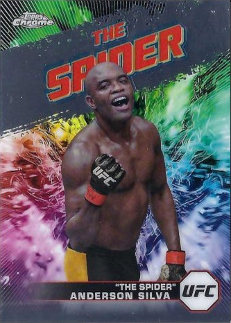 Anderson Silva 2024 Topps Chrome UFC AKA #AKA-19 Superfractor