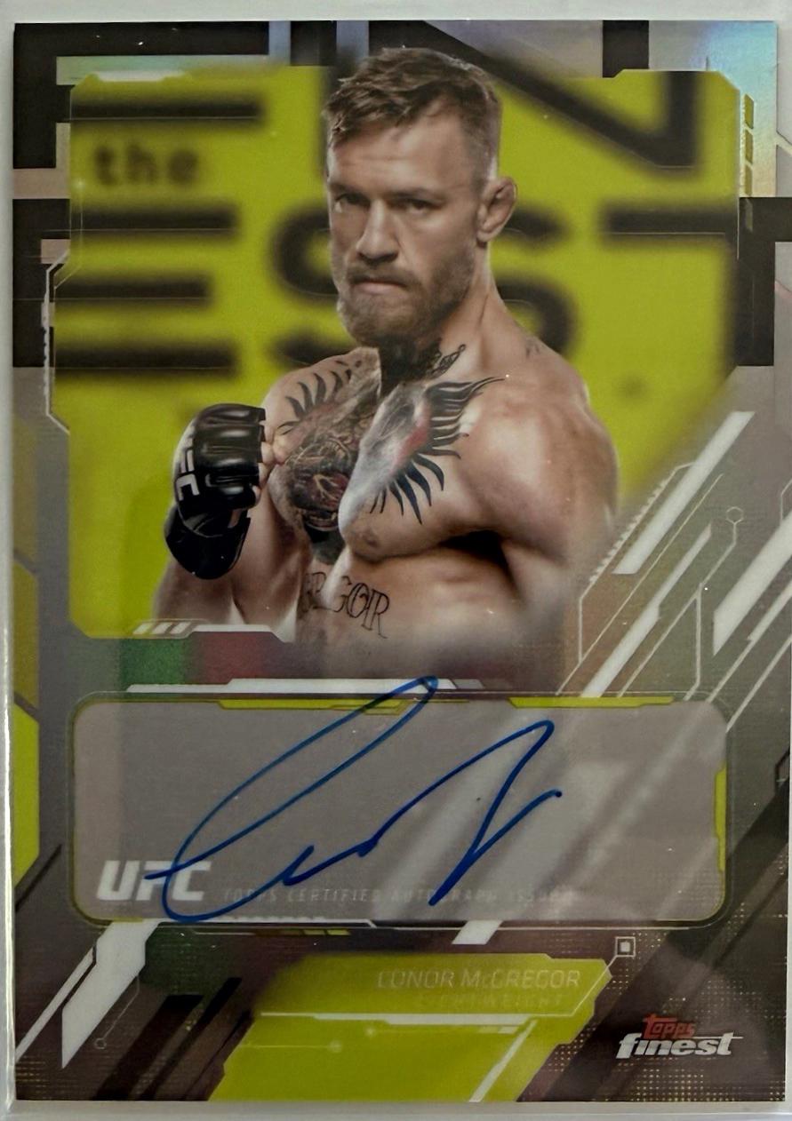 Conor McGregor 2025 Topps Finest UFC The Finest #TFA-CM Refractor