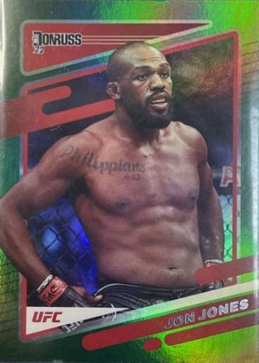 Jon Jones 2022 Panini Donruss UFC Base #12 Green