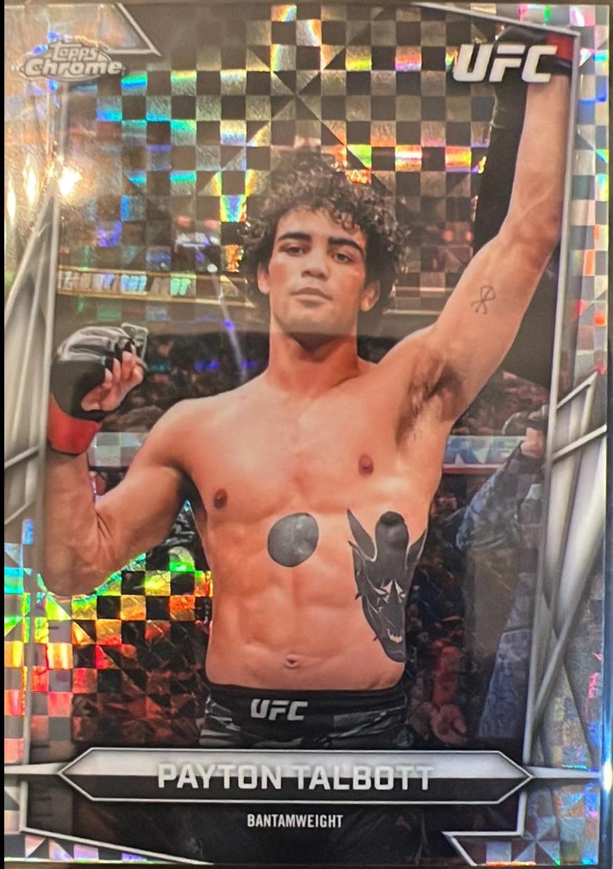 Payton Talbott 2026 Topps Chrome UFC Base #17 X-fractor