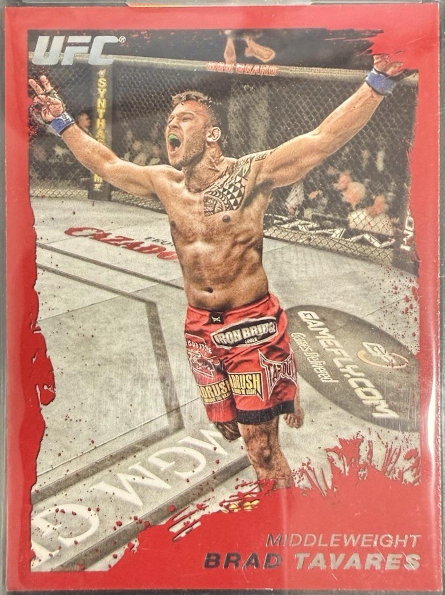 Brad Tavares 2011 Topps UFC Moment of Truth Base #94 Ruby
