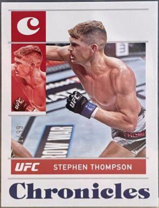 Stephen Thompson 2022 Panini Chronicles UFC Base Chronicles #16 Blue
