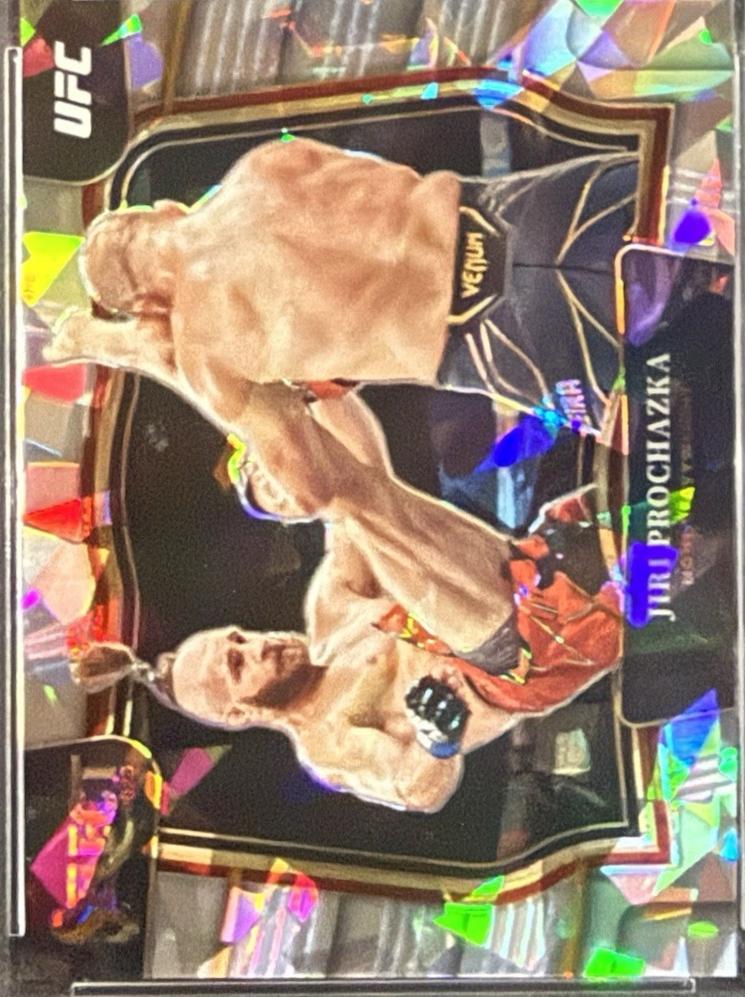 Jiri Prochazka 2023 Panini Select UFC Octagonside #241 Cracked Ice
