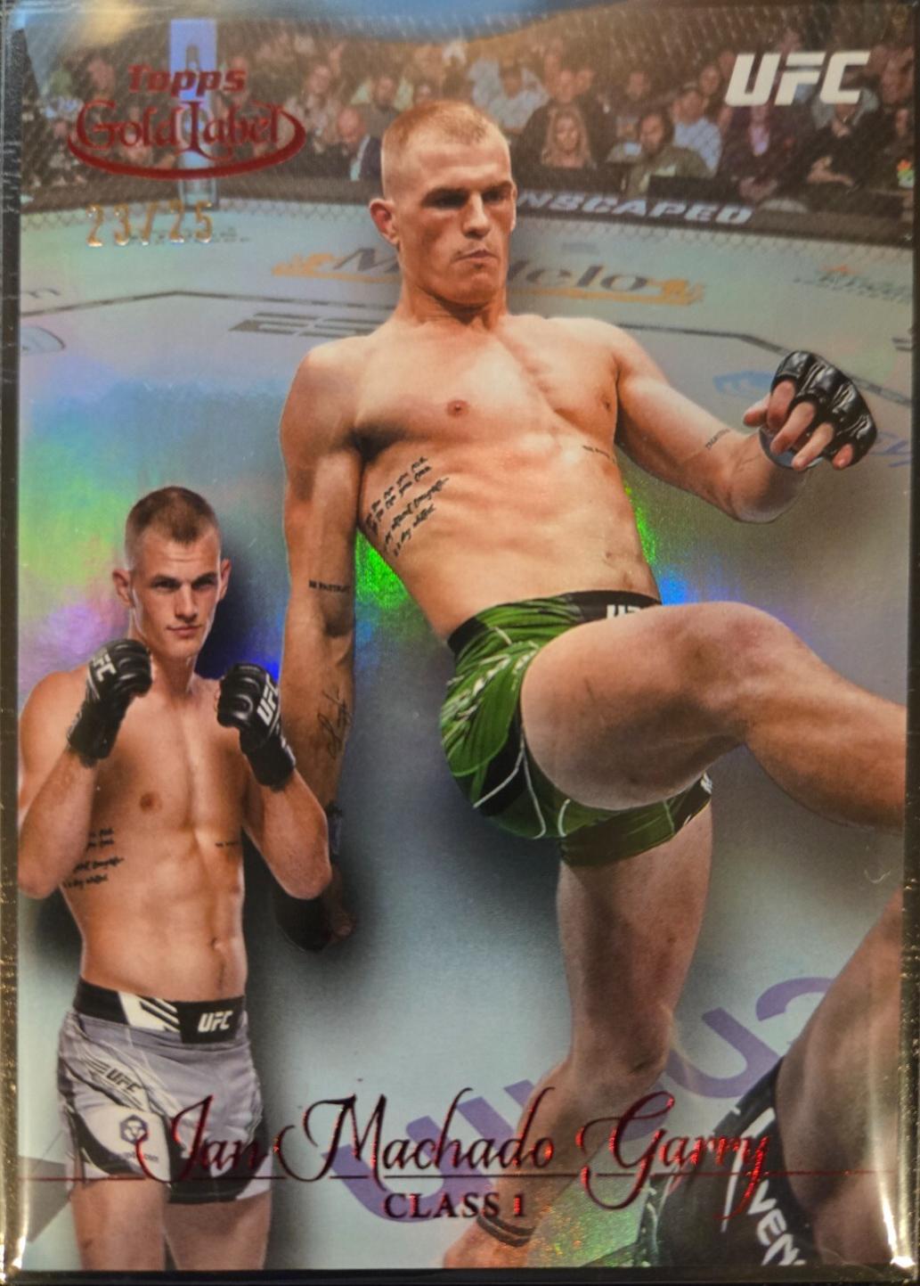 Ian Machado Garry 2024 Topps Gold Label UFC Base Class III #72 Red