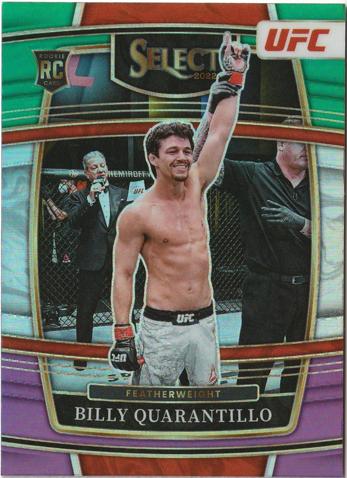 Billy Quarantillo 2022 Panini Select UFC Concourse #13 Tri Color
