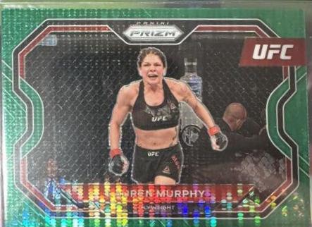 Lauren Murphy 2021 Panini Prizm UFC Base #191 Green Pulsar