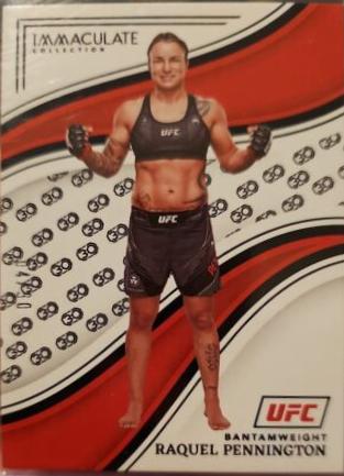 Raquel Pennington 2023 Panini Immaculate Collection UFC Base #64 30th Anniversary
