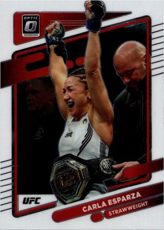 Carla Esparza 2022 Panini Donruss Optic UFC Base #1 Pink