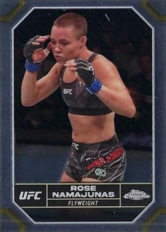 Rose Namajunas 2024 Topps Chrome UFC Base #169 Superfractor