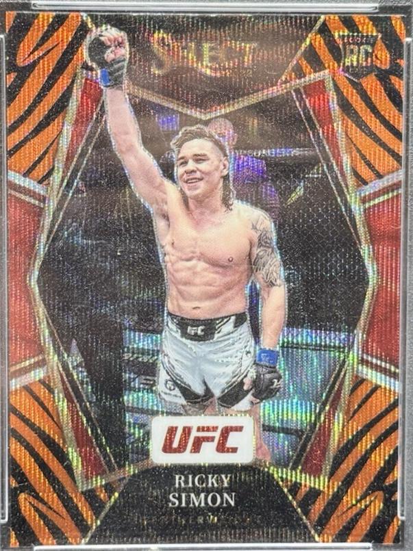 Ricky Simon 2022 Panini Select UFC Premier Level #109 Tiger