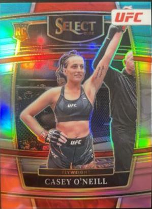 Casey O'Neill 2022 Panini Select UFC Concourse #53 Teal and Pink