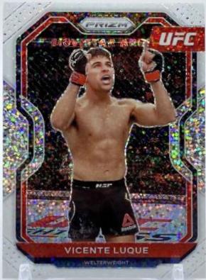 Vicente Luque 2021 Panini Prizm UFC Base #53 White Sparkle