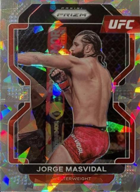 Jorge Masvidal 2022 Panini Prizm UFC Base #116 Ice