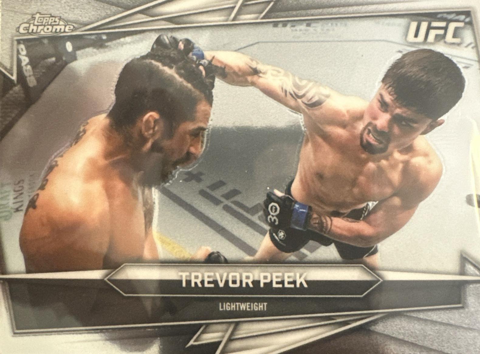 Trevor Peek 2026 Topps Chrome UFC Base #64 Refractor