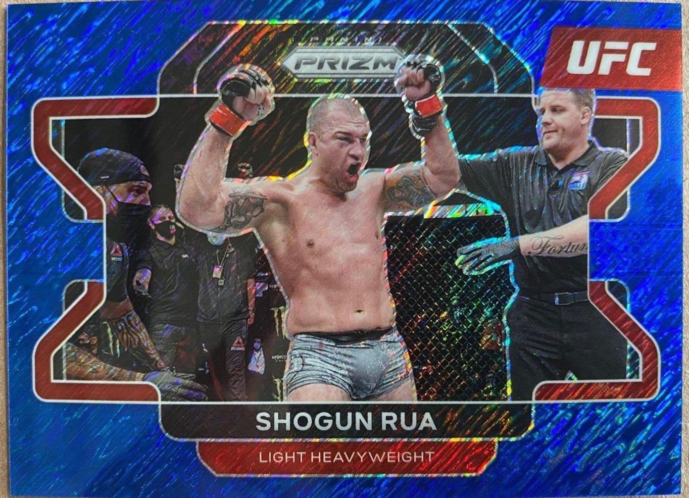 Mauricio Rua 2022 Panini Prizm UFC Base #86 Blue Shimmer
