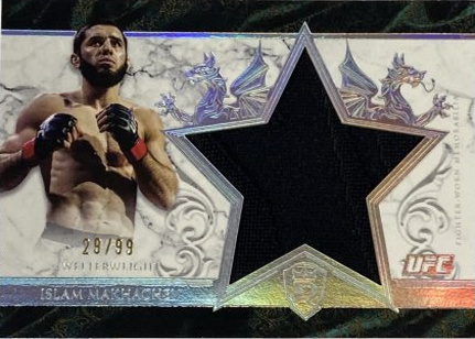 Islam Makhachev 2025 Topps Royalty UFC Star Relics #SR-IM Blue