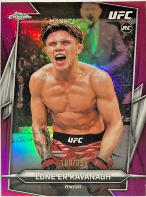 Lone'er Kavanagh 2026 Topps Chrome UFC Base #151 Magenta Refractor
