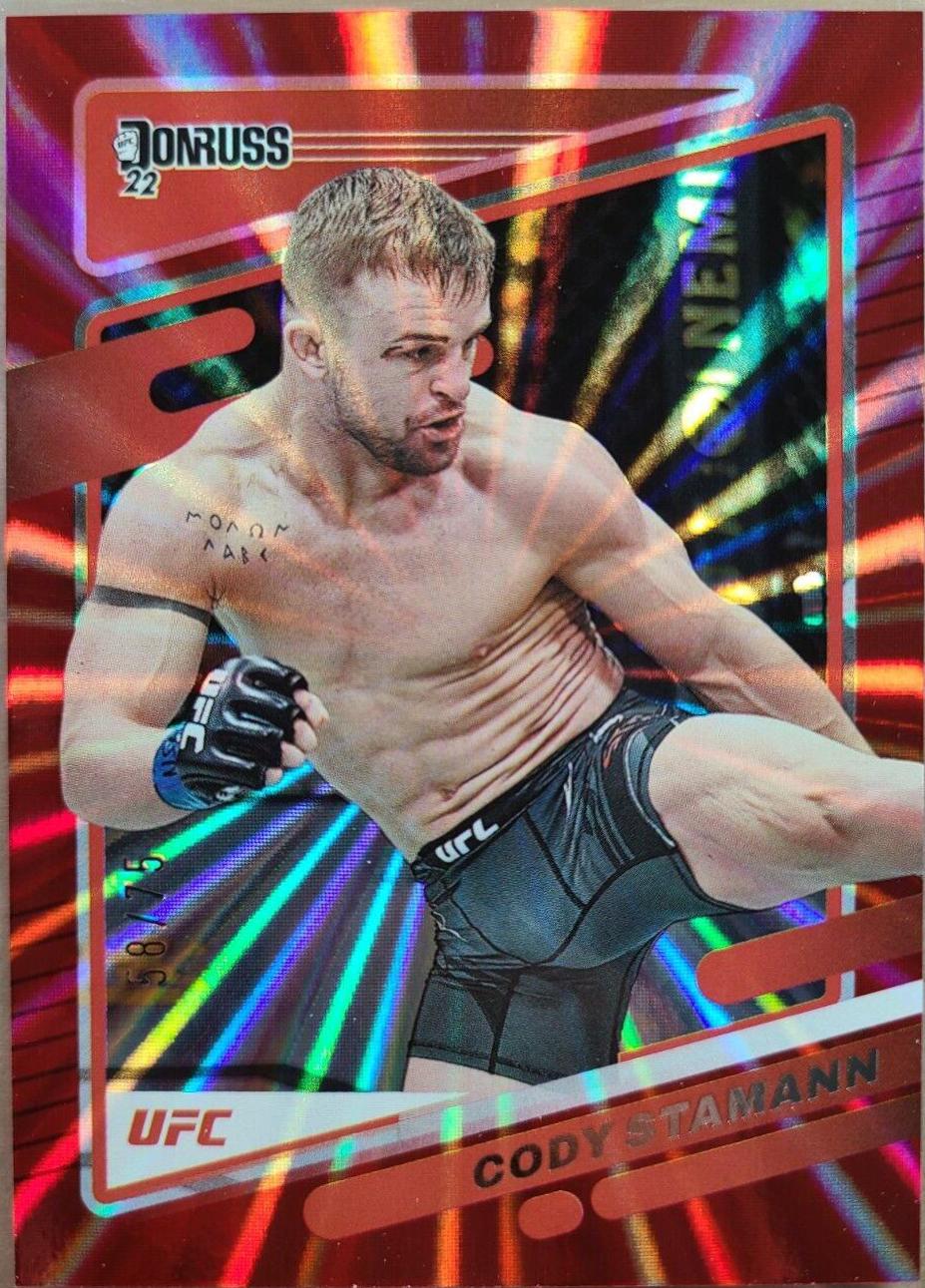 Cody Stamann 2022 Panini Donruss UFC Base #109 Laser