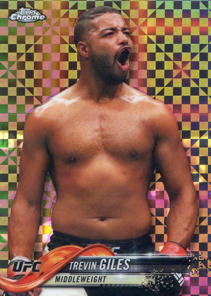 Trevin Giles 2018 Topps Chrome UFC Base #36 Xfractor