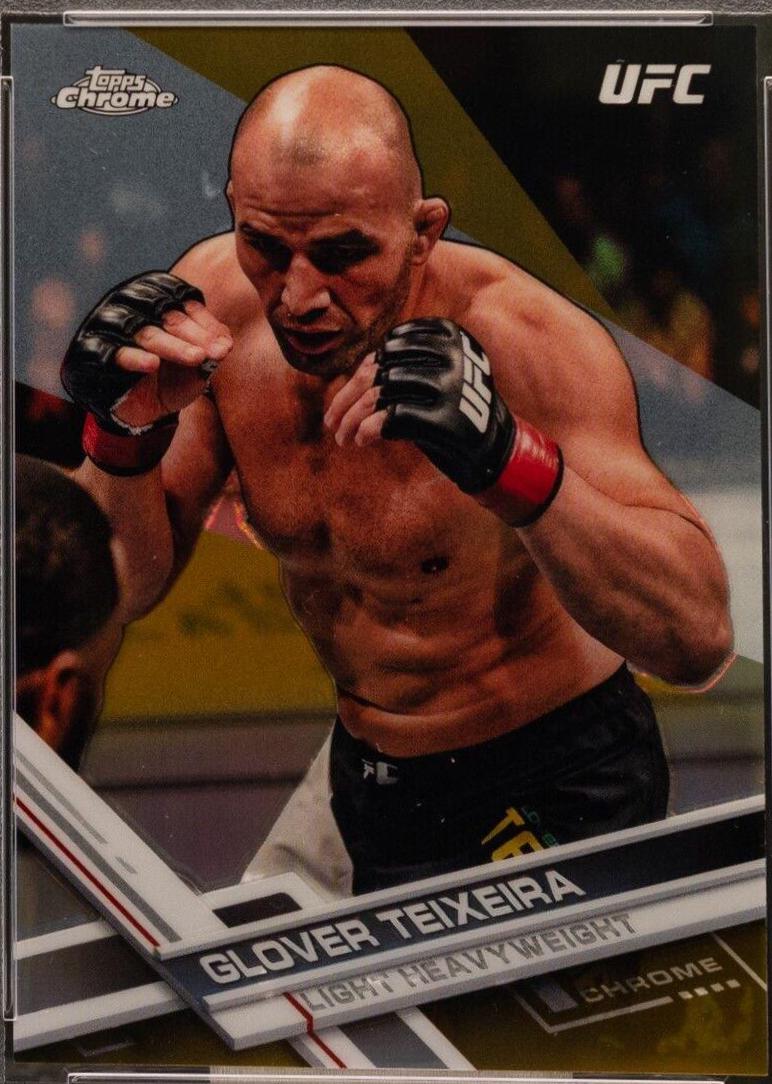 Glover Teixeira 2017 Topps Chrome UFC Base #40 Gold