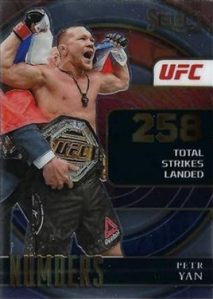 Petr Yan 2022 Panini Select UFC Select Numbers #16 Black Flash