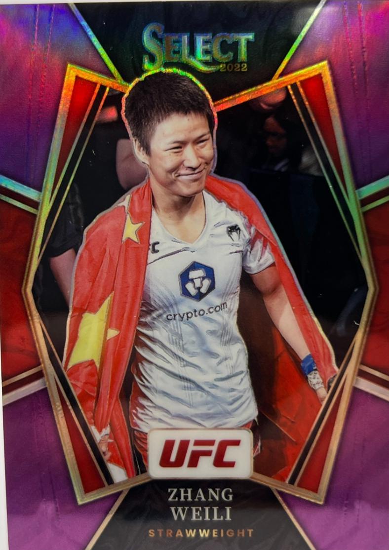 Zhang Weili 2022 Panini Select UFC Premier Level #105 Purple