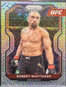 Robert Whittaker 2021 Panini Prizm UFC Base #11 Mojo