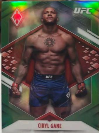 Ciryl Gane 2022 Panini Chronicles UFC Base Phoenix #301 Green