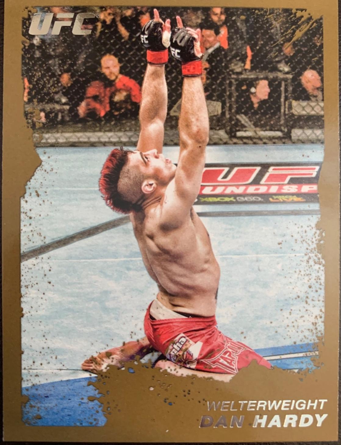 Dan Hardy 2011 Topps UFC Moment of Truth Base #47 Gold