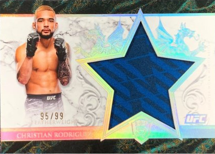 Christian Rodriguez 2025 Topps Royalty UFC Star Relics #SR-CR Platinum