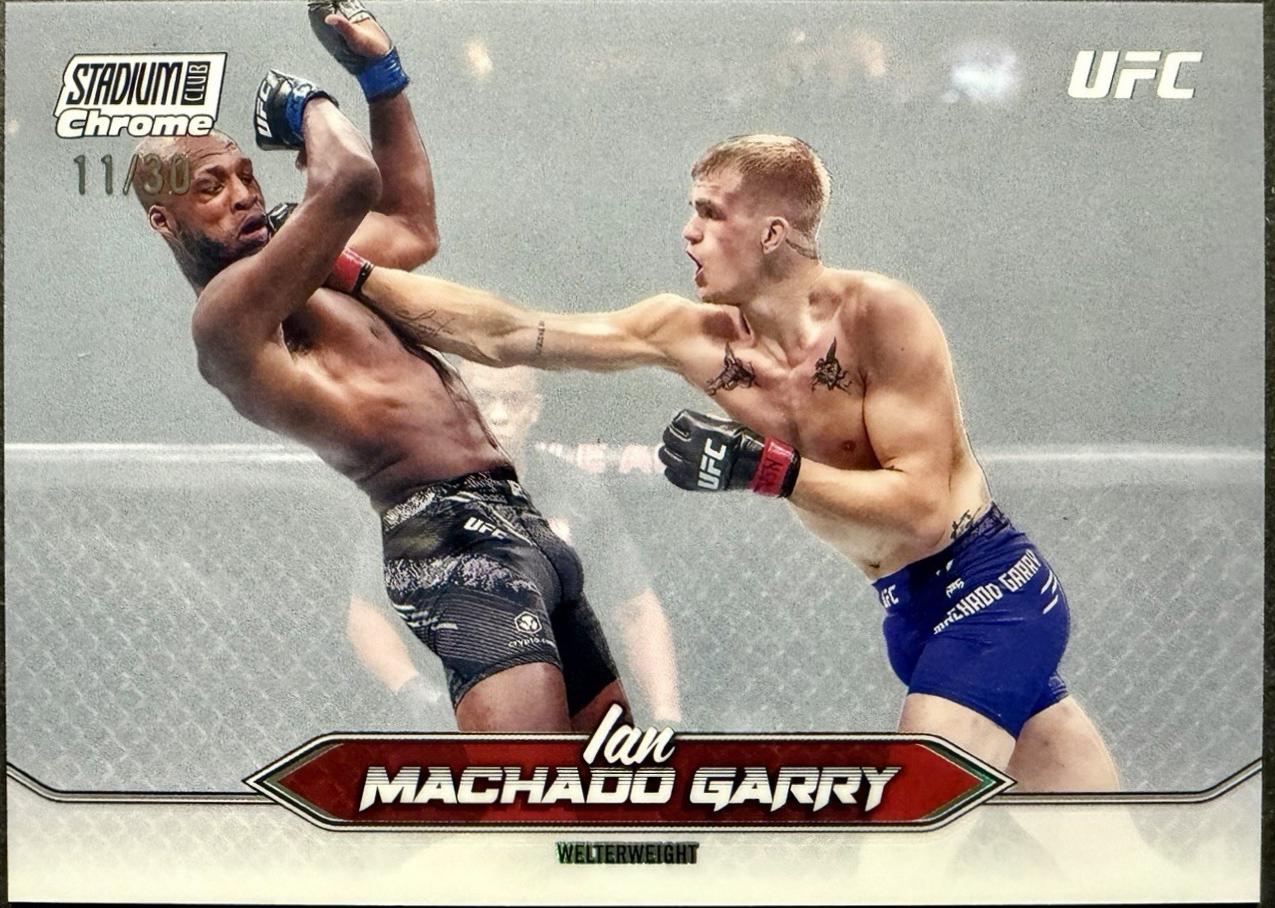 Ian Machado Garry 2025 Topps Stadium Club UFC Base Chrome #C-114 X-Fractor