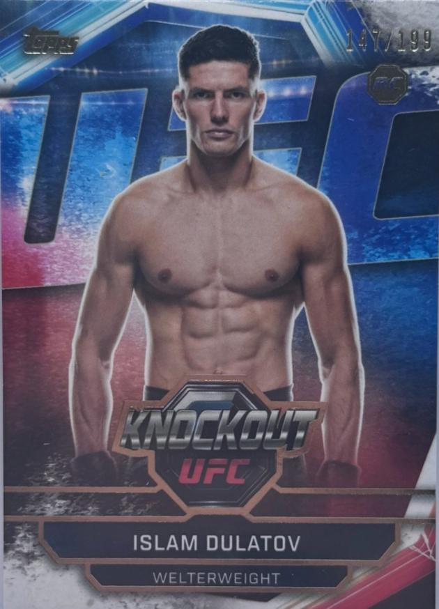 Islam Dulatov 2026 Topps Knockout UFC Base #97 Gold
