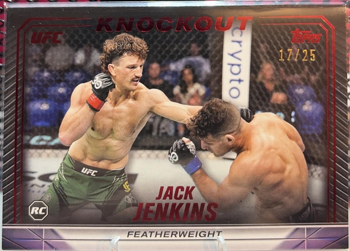 Jack Jenkins 2024 Topps Knockout UFC Base #84 Red